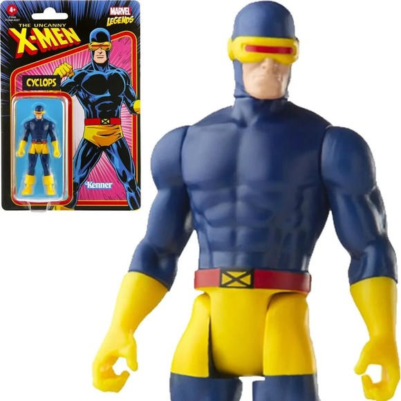 Hasbro Marvel Legends 3.75 Retro Cyclops - Picture 2 of 2